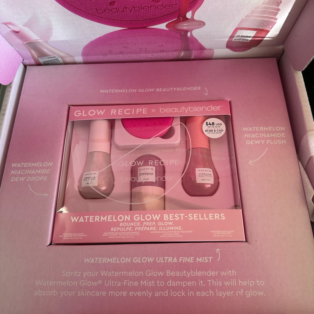 Glow Recipe Watermelon Glow Best-Sellers Set - Pink